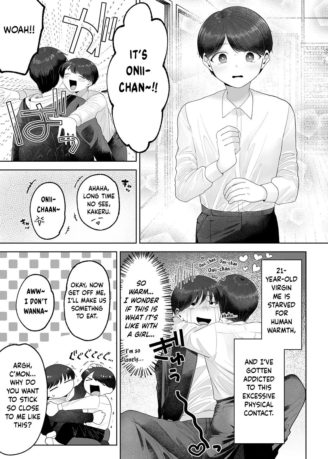 Itoko to Issho ni Orusuban ~Fubin Shounen to Doutei Daigakusei no Isshuukan~ | Staying at Home With My Cousin ~A Pitiful Boy and a Virgin University Student’s One Week Together~  {Choco Nanana} | Page 4