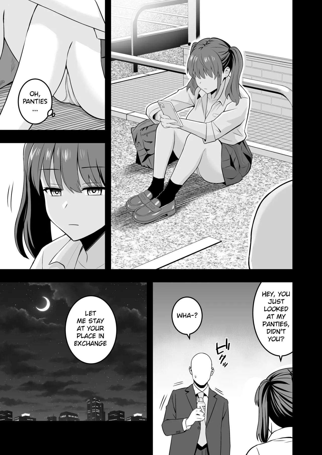 Oji-san ni Tsugou ga Ii Bakunyuu Iede Gal | A Gal who ran away from home conveniently for me | Page 6