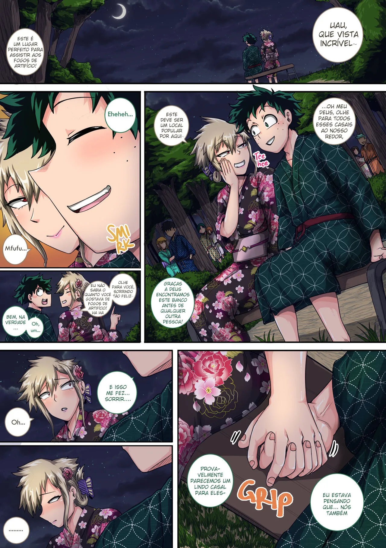 Boku no Harem Academia Bakugou Mama to no Natsuyasumi "Chuunen" | Férias de Verão com a Mãe do Bakugo Parte 2 | Page 52