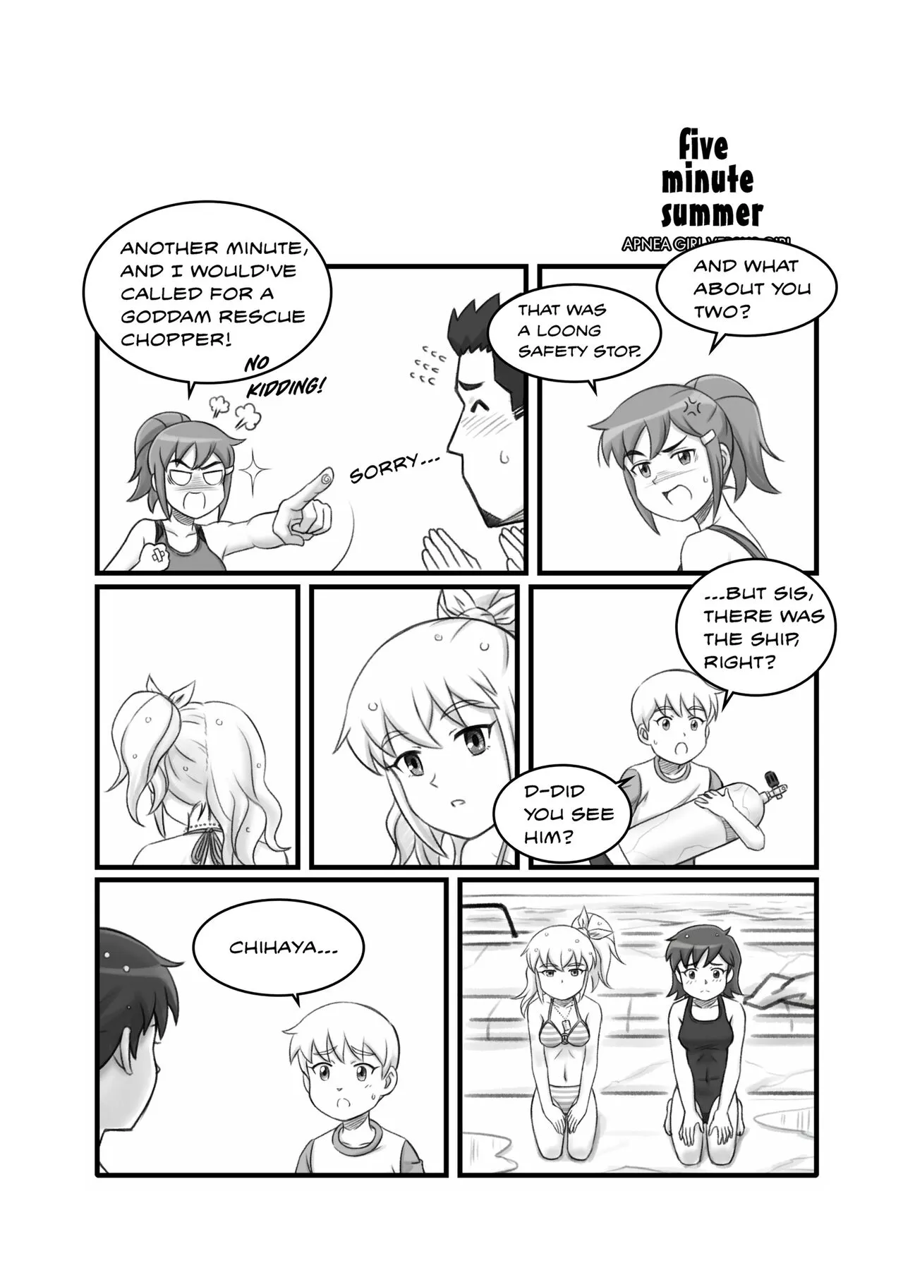 Apnea Girl Versus Girl | Page 204