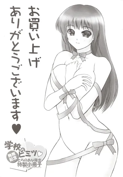 Gakko No Himitsu Toranoana Gentei  Tokusei Shousasshi's main title page