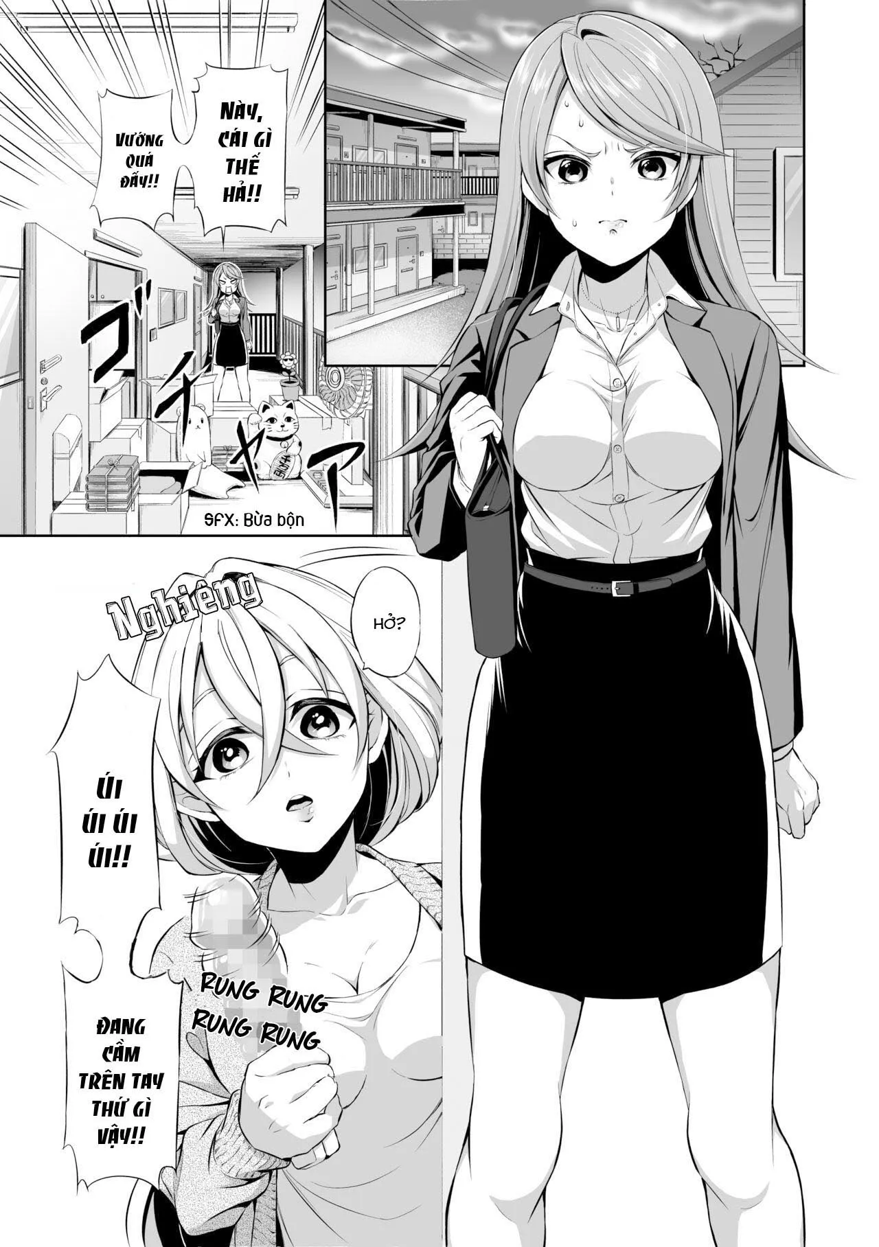 Ryoujoku Shokushu no Bathroom ~Ayashige na Otonari-san ni Moratta no wa Shokushu deshita~ | Page 3