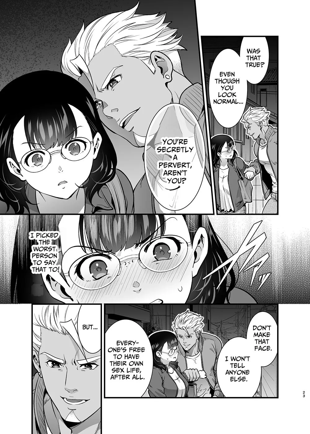 Seiyoku o Moteamasu Jimi de Nekura na Watashi ga Gatenkei Joushi ni Taberareru 3-kakan | Gloomy Normie with Pent-up Lust gets Devoured by her Blue-collar Boss for THREE DAYS | Page 23