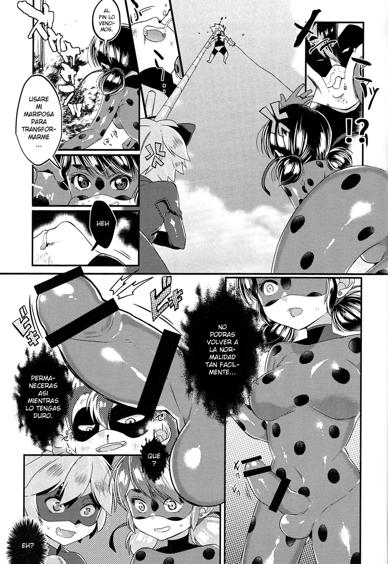 Teki no Shoi de Futanari ni Sareta Ladybug ga Cat Noir no Shojo o Ubacchau Hon | Page 4