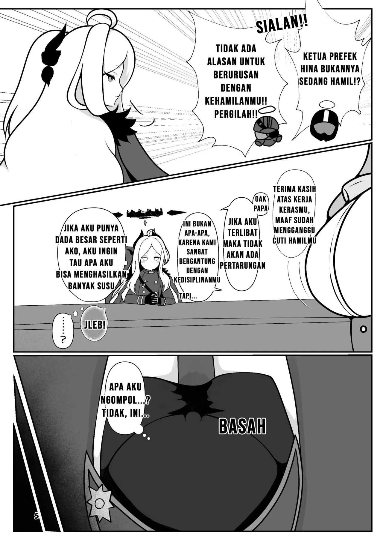 Hina-chan ga ganbatte akachan oumu hon | Page 5