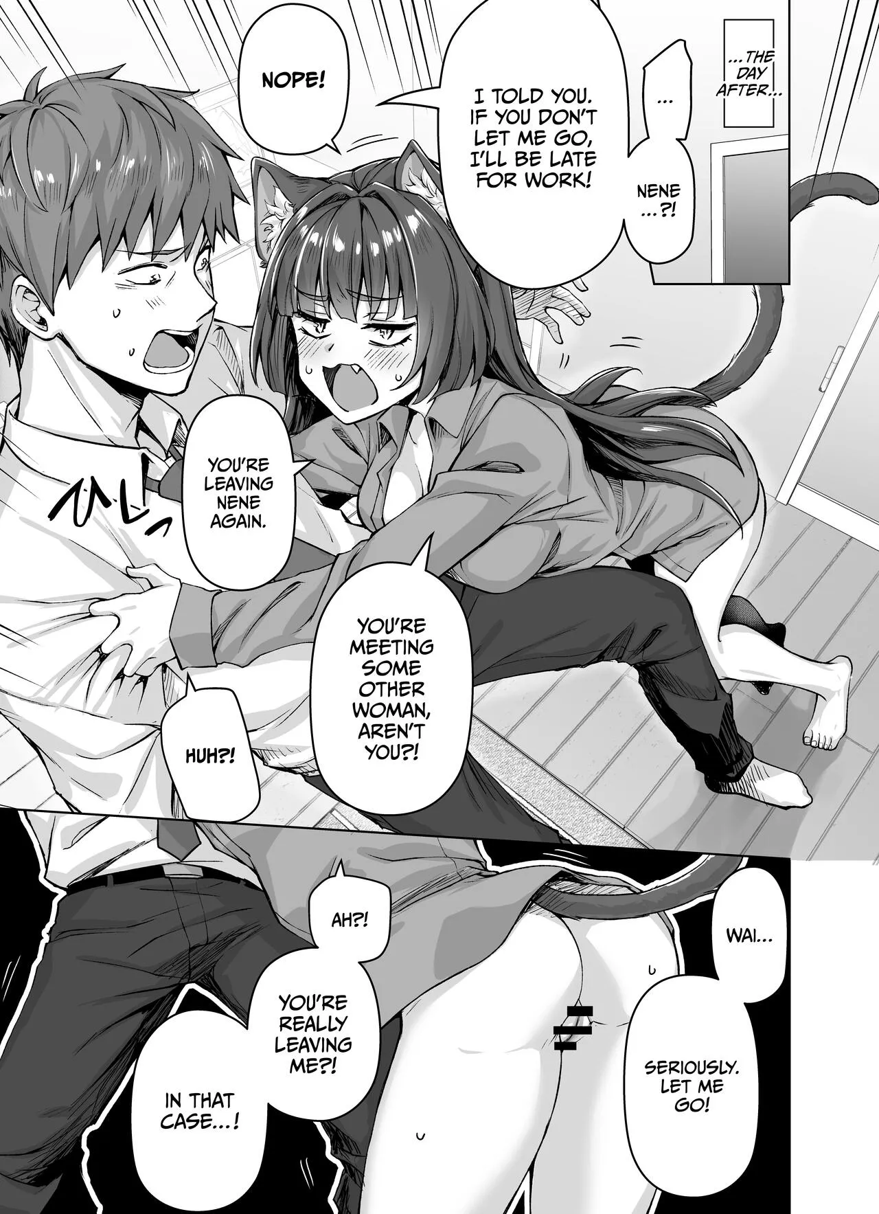 Uchi no Yandere na Kaineko-chan ni Mechakucha ni Shiborarechau Hanashi | Page 56