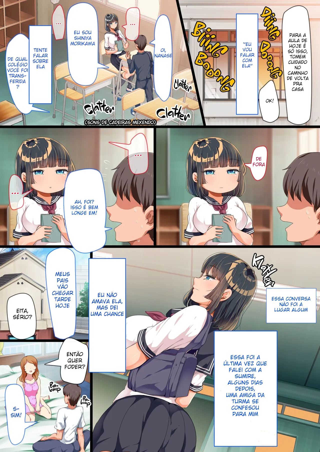 Onaji Class ni Natta Muboubi Muteikou Kyonyuu Bishoujo Sumire-chan ni Yaritai Houdai na Shingakki | Page 4