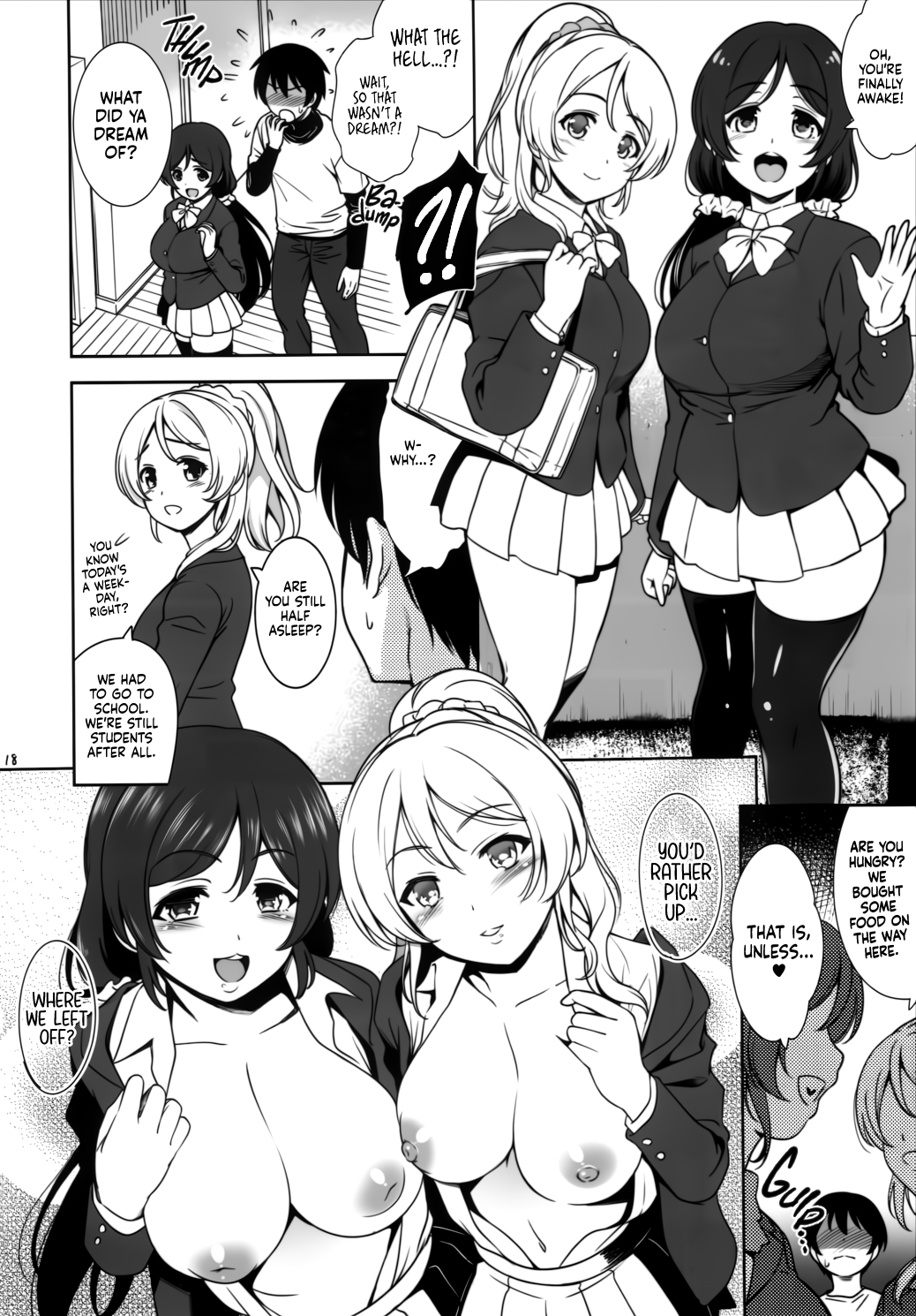 NozoEri Santa ni Shiboritorare'mas - Merry Squeezmas with Nozomi and Eli | Page 18