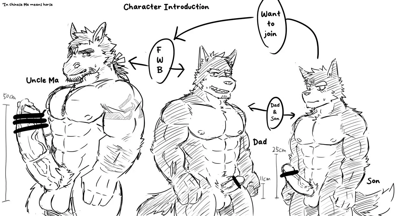 [杜崇 Du Chong] Horse and Wolf Father and Son's first page