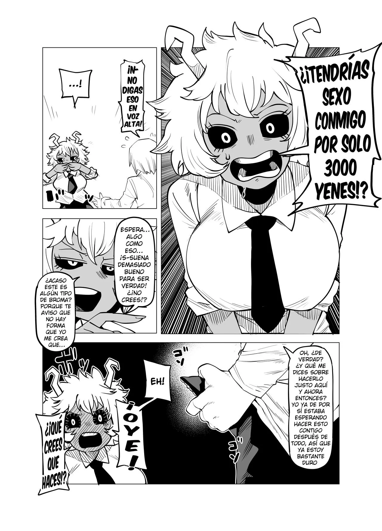 Teisou Gyakuten Butsu ~Ashido Mina no Baai~ | Academia de Héroes & una Moralidad Invertida 5: ~Ashido Mina~ | Page 3