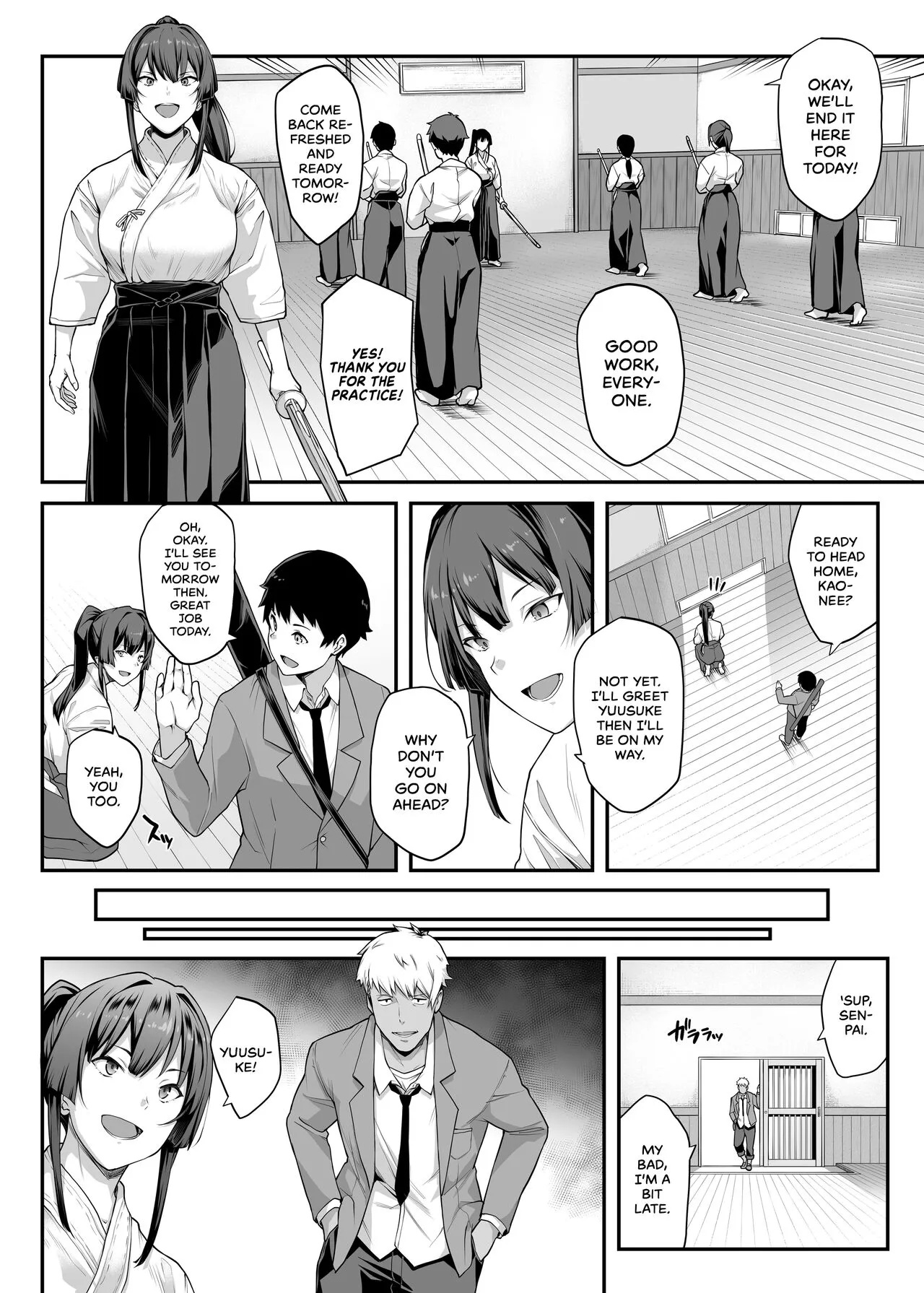 Kendoubu Shushou de Osananajimi no Bijin de Tsuyoi Boku no Kanojo ga, Charao ni Assari Otosareru Wake ga Nai | My Childhood Crush, the Fierce and Beautiful Kendo Club Captain, Would Never Fall for a Fuckboy | Page 14