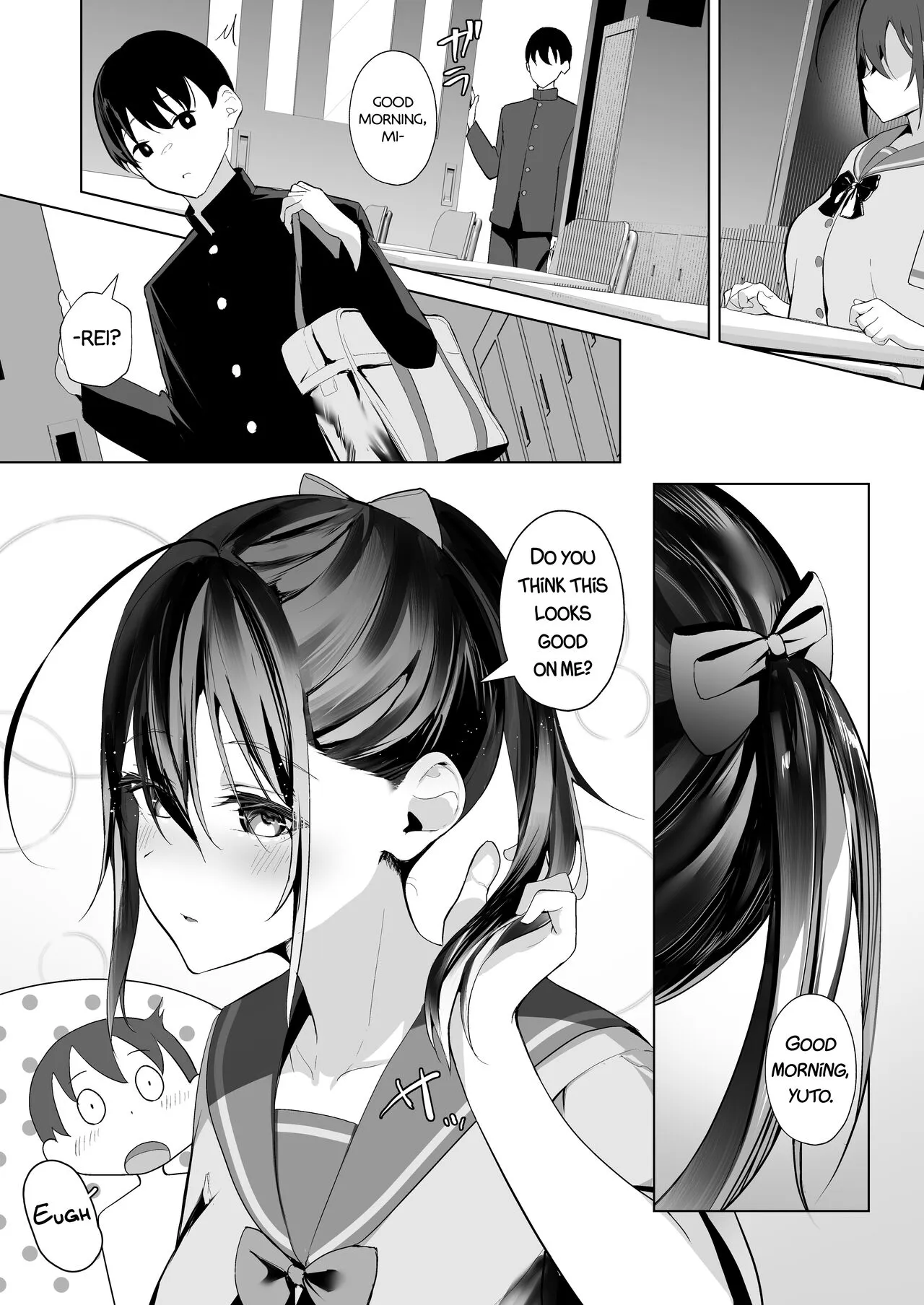 Kamikazari ~Boku no Downer-kei Kanojo ga Class no Kyokon DQN ni Me o Tsukerareta Hanashi~ | Hair Ribbon - How My Reserved Girlfriend Was Targeted By A Big-Cocked Fuckboy In My Class. | Page 47