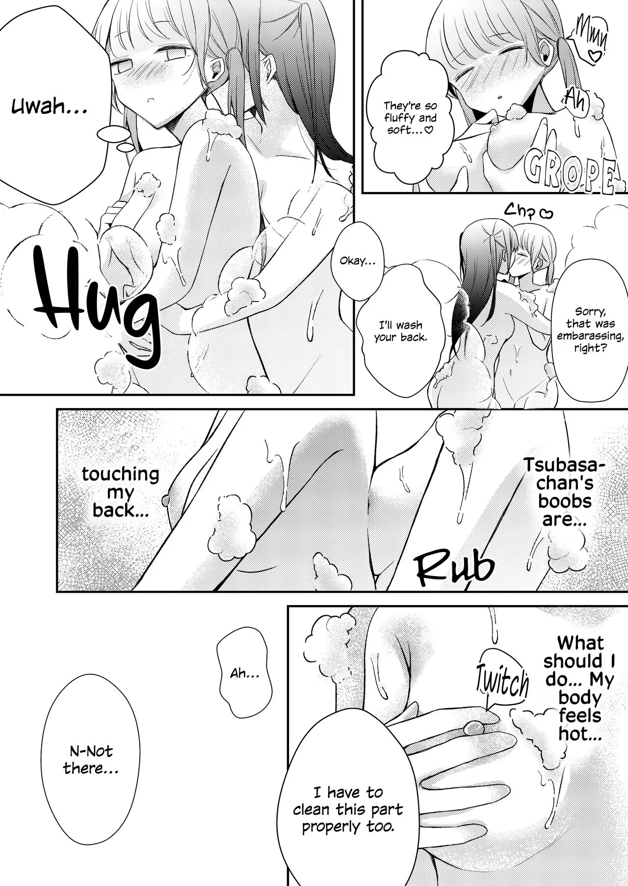 Tsukiattenai Futari ga Ofuro de  Ecchi na Koto Suru Hanashi |  A Story of Two Girls Who Are Not Dating Having Sex in the Bath | Page 14