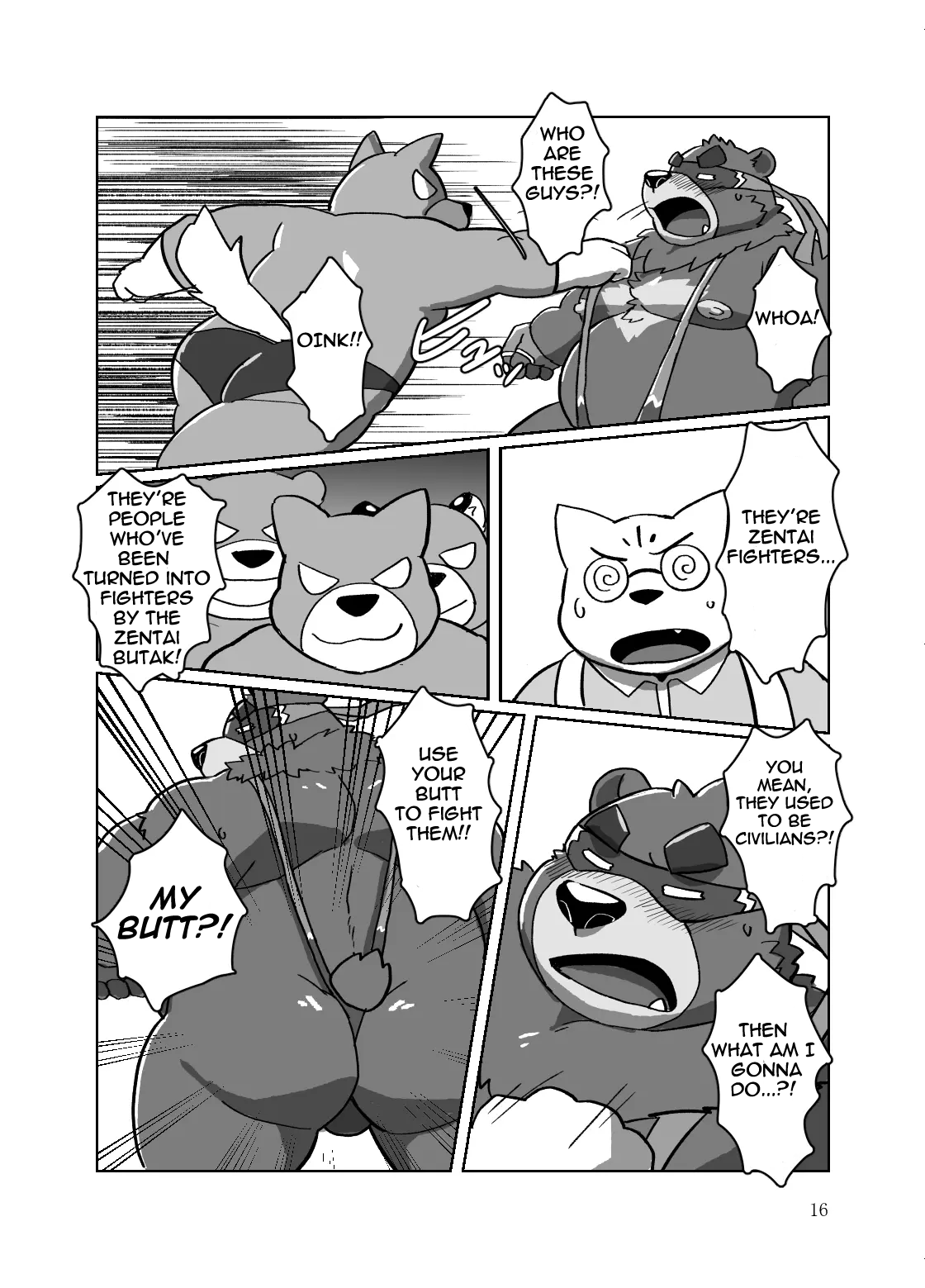 Roshutsu Hentai Dosukebear| Exhibitionist Pervert Dosukebear | Page 15