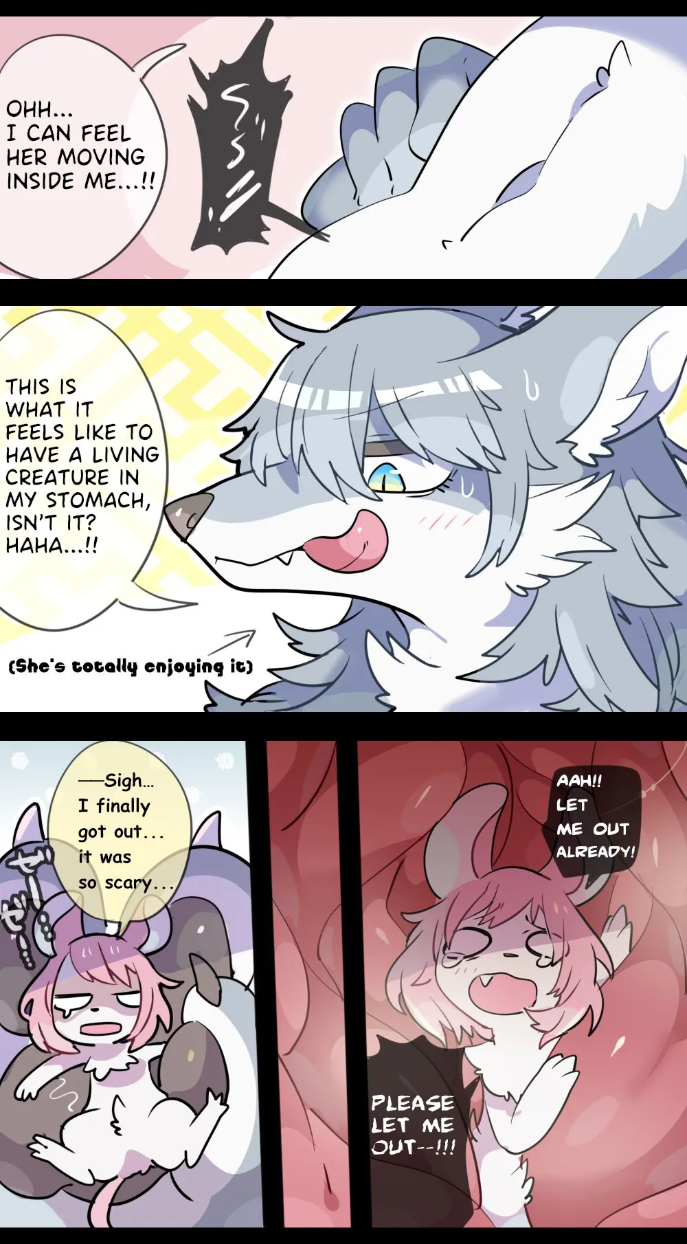 Giant Wolf Girl VORE & GTS | Page 7