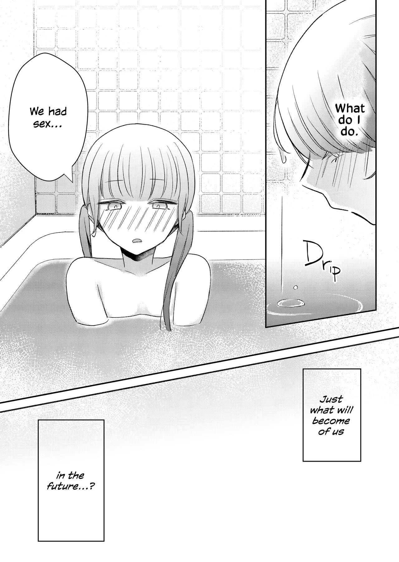 Tsukiattenai Futari ga Ofuro de  Ecchi na Koto Suru Hanashi |  A Story of Two Girls Who Are Not Dating Having Sex in the Bath | Page 25