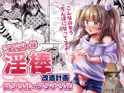 Tsundere Imouto Inbou Kaizou Keikaku | 츤데레 여동생 창녀 개조 계획's main title page