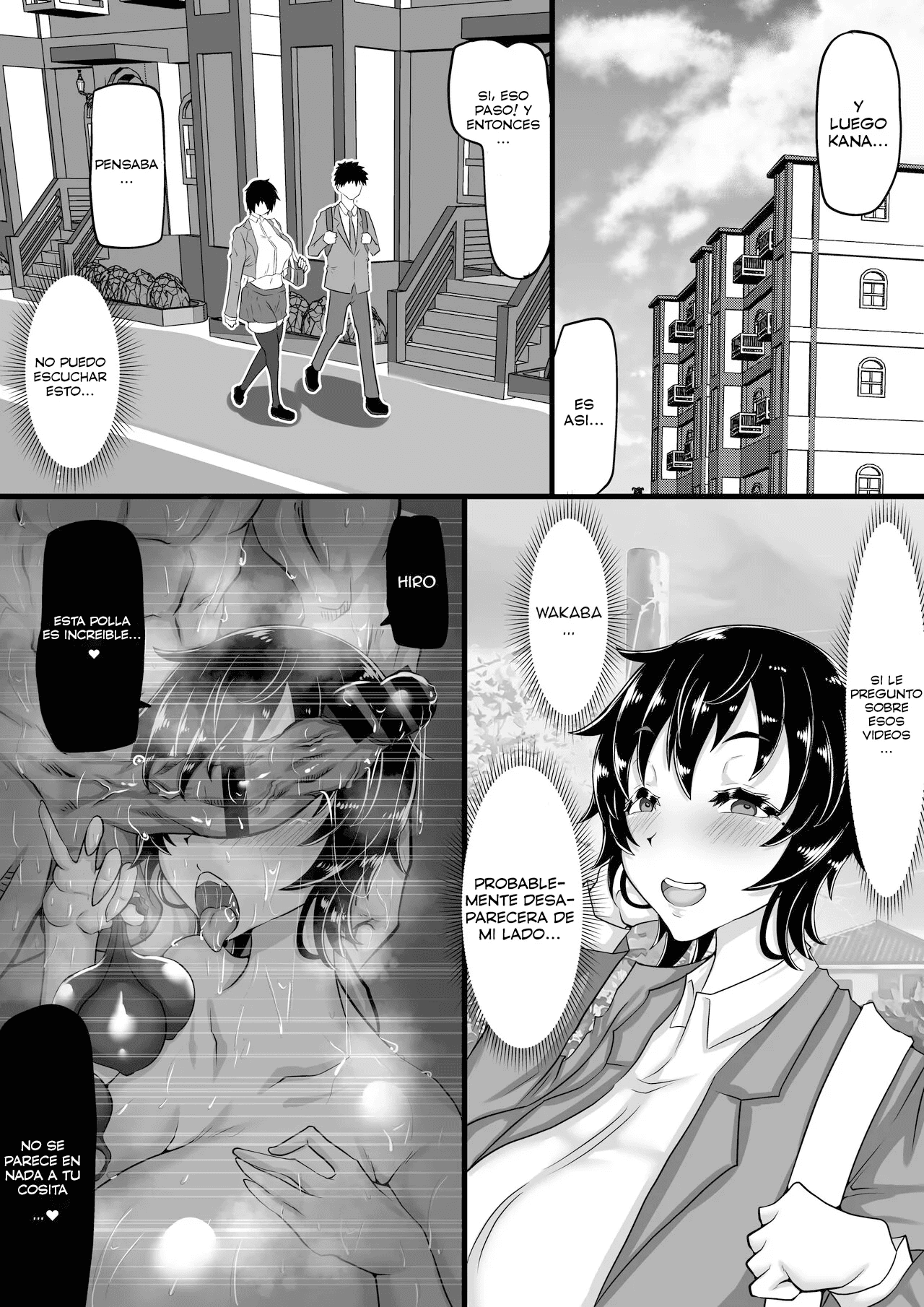 Furin Chuudoku ni Natta Kanojo wa Yori Tsuyoi Shigeki o Motomete Netorare Douga o Kareshi ni Okuru | Una novia adicta al sexo, envia un video engañando a su novio en busca de mayores placeres | Page 73