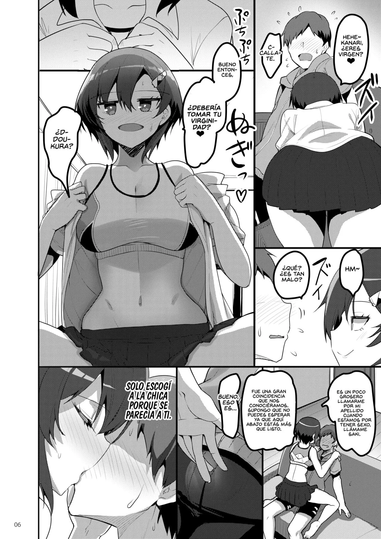 Ecchi na Omise ni Denwa shitara Classmate ga Dete kita Hanashi | Cuando Llamé a una Puta, Apareció mi Compañera de Clase | Page 6