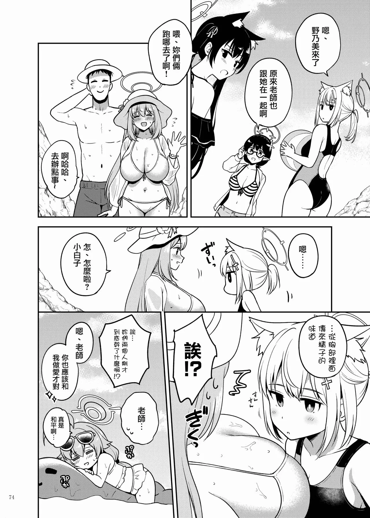 BluArch Icha Love Ero Goudou "Zetsurin Taisai" | 碧藍檔案親暱放閃色色合同 絕倫大祭 | Page 76