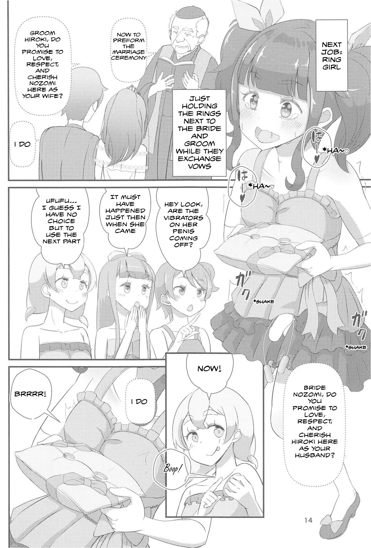 Sensei! Kekkonshiki de "Jojisou" Shitemite! | Sensei! Try dressing up like a little girl at your wedding! | Page 15