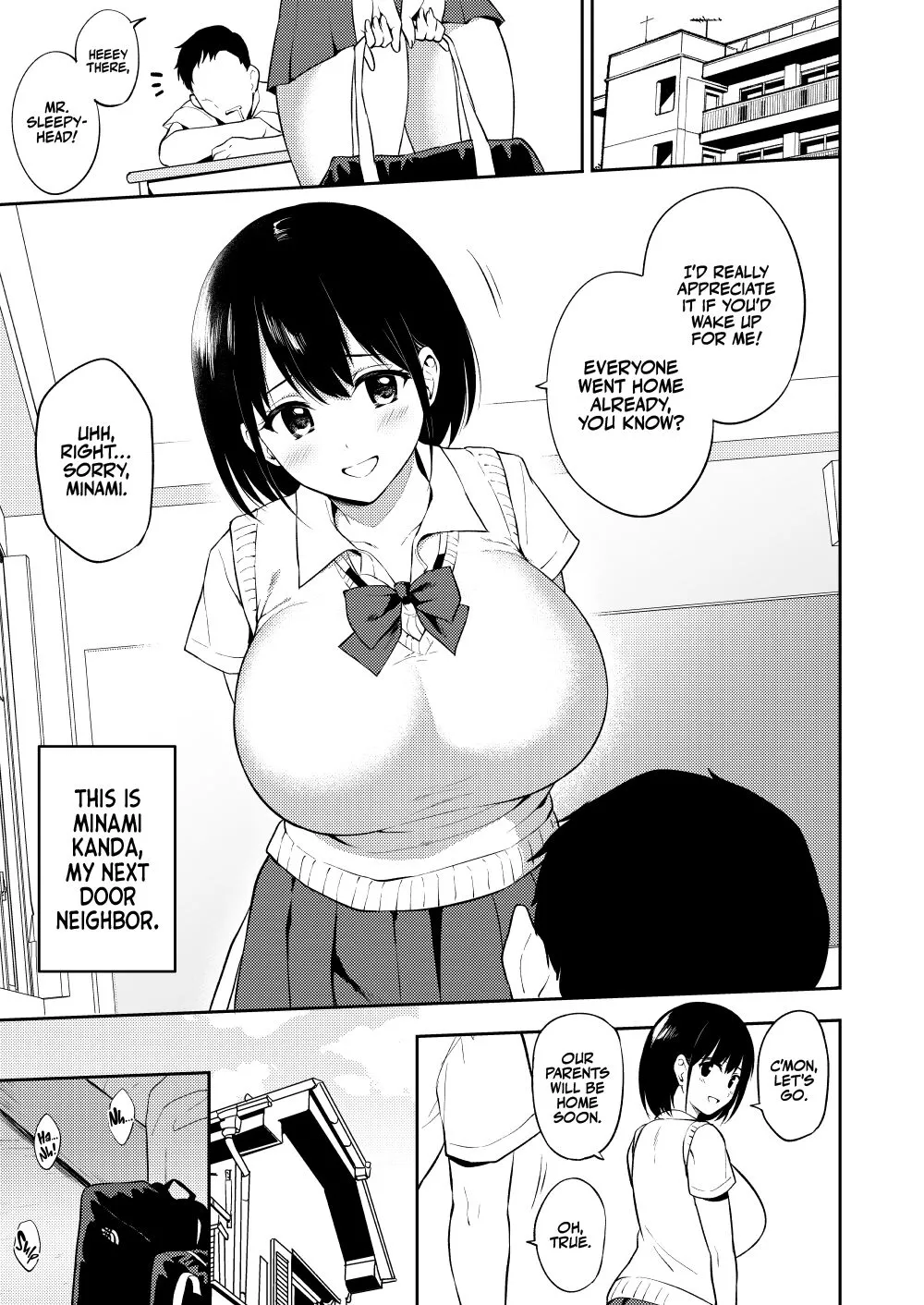 Bakunyuu Osananajimi ga Mainichi Paizuri shite kureru Nichijou | Everyday Life with a Busty Childhood Friend Who Gives Daily Titjobs | Page 2