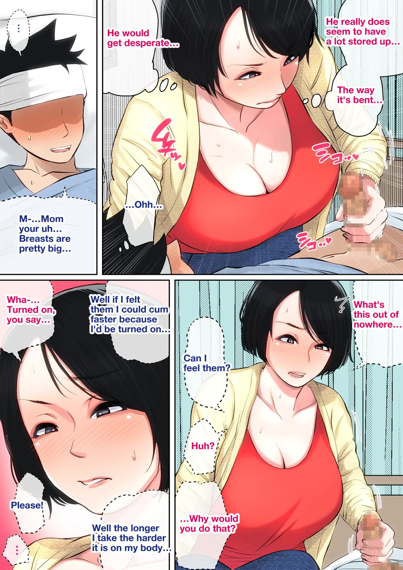 Nyuuin-chuu no Muramura wa  Okaa-san de... | Mom Looks After Me in the Hospital | Page 13