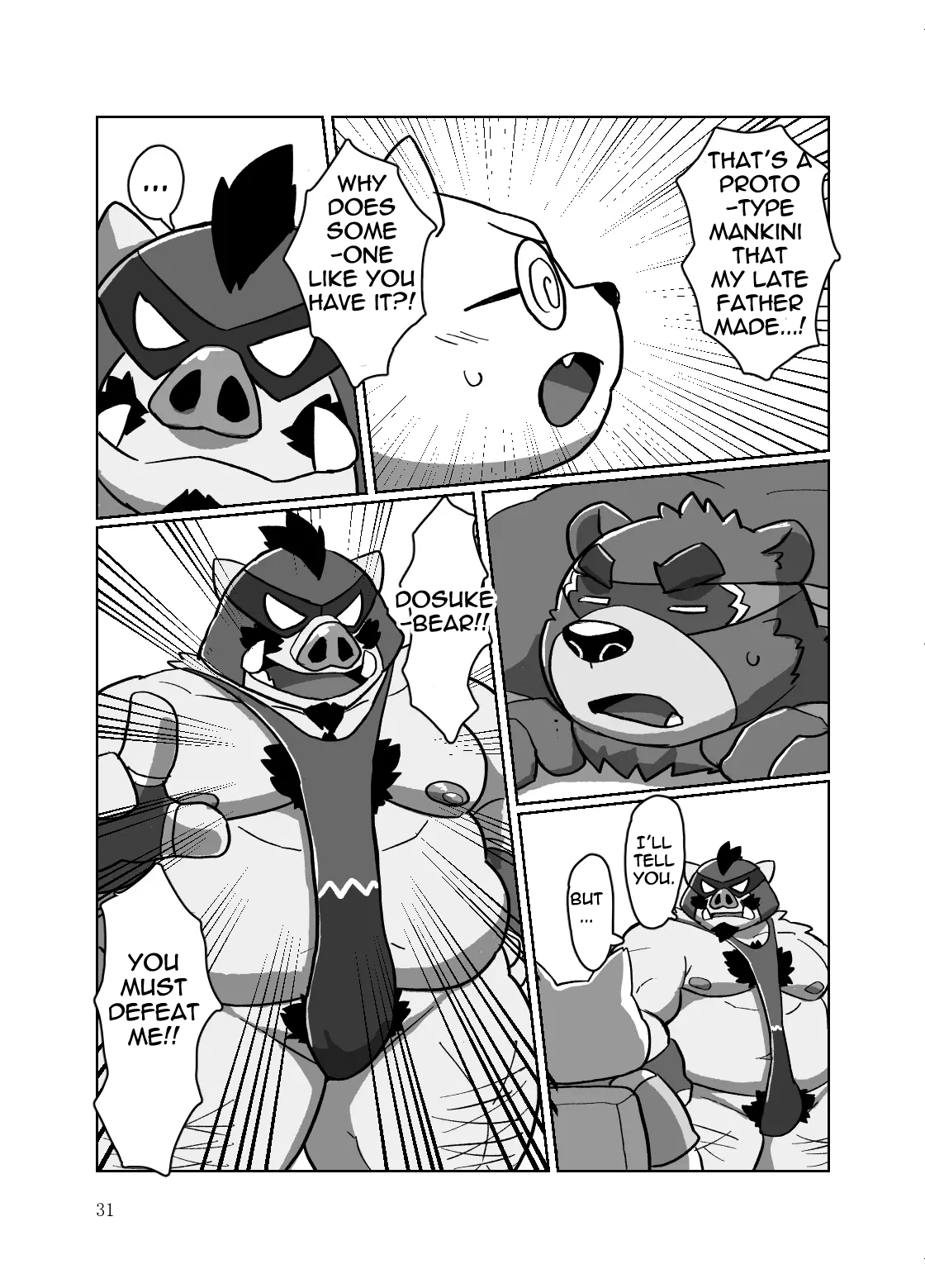 Roshutsu Hentai Dosukebear| Exhibitionist Pervert Dosukebear | Page 30