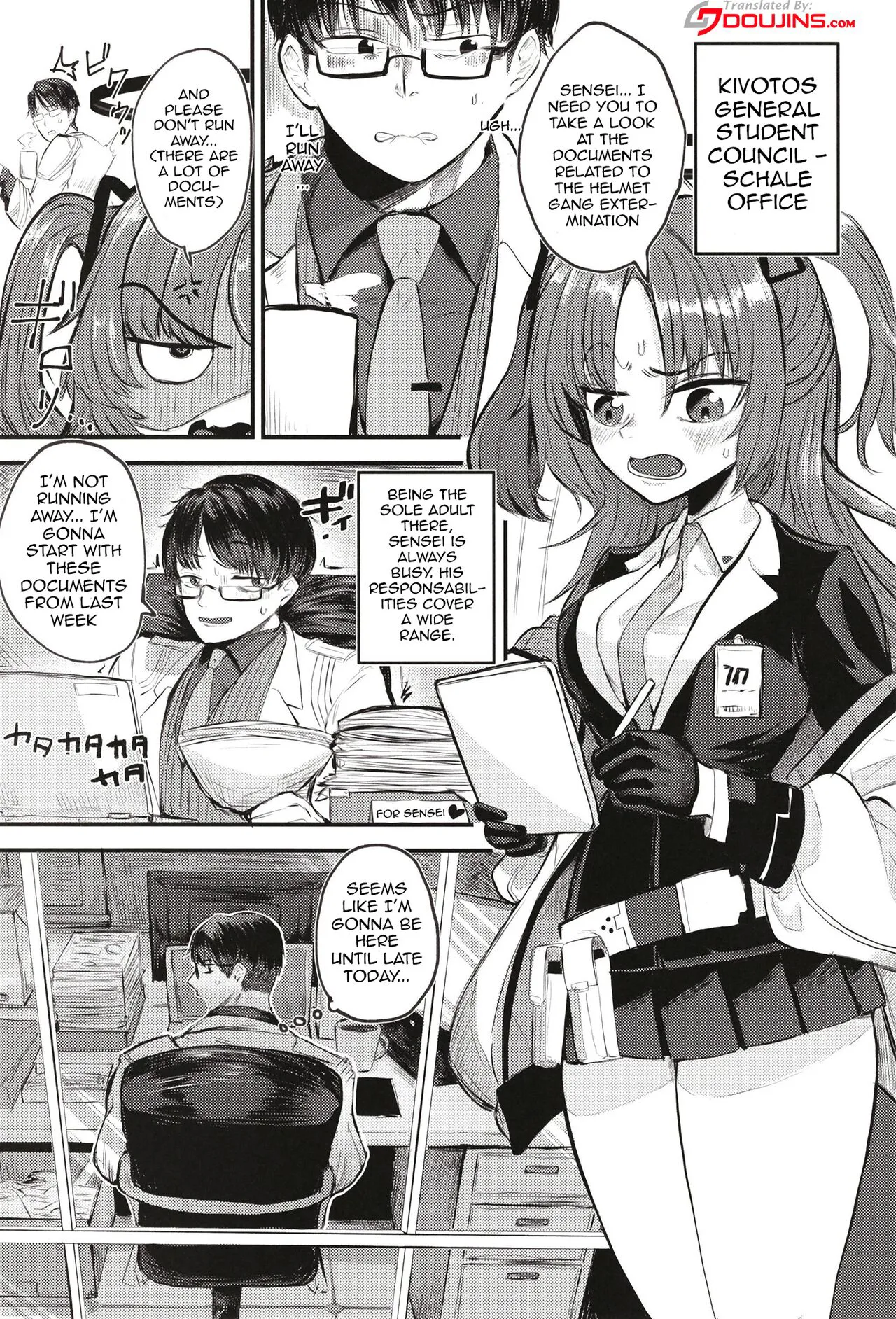 Sensei nara Koshokan  demo Ii desu yo | If it's With Sensei, I Don't Mind Doing it Right Here     | Page 3