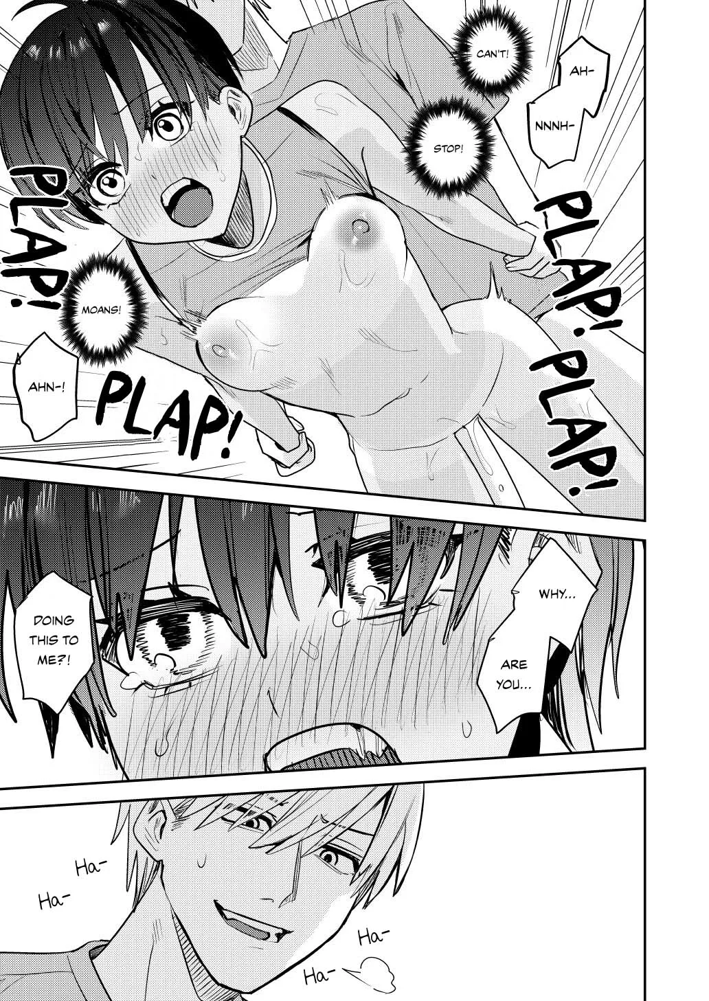 Rikujoubu no Ore ga Onna ni Sarete Kairaku ni Ochiteiku Ohanashi |  | How I Was Turned Into A Woman, Left The Track Team, And Became A Slut  {Sankaku Scans} | Page 15