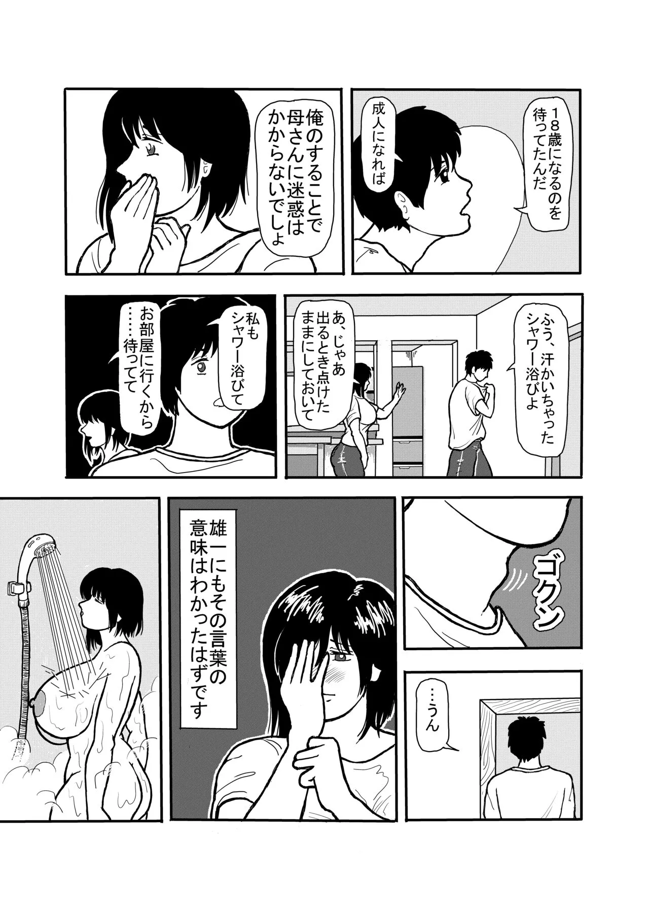 息子と二人きりで暮らすことになりました―初めての膣内射精― | Page 15