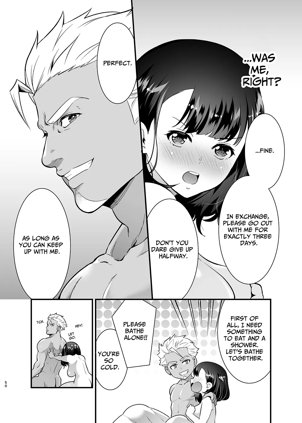 Seiyoku o Moteamasu Jimi de Nekura na Watashi ga Gatenkei Joushi ni Taberareru 3-kakan | Gloomy Normie with Pent-up Lust gets Devoured by her Blue-collar Boss for THREE DAYS | Page 50