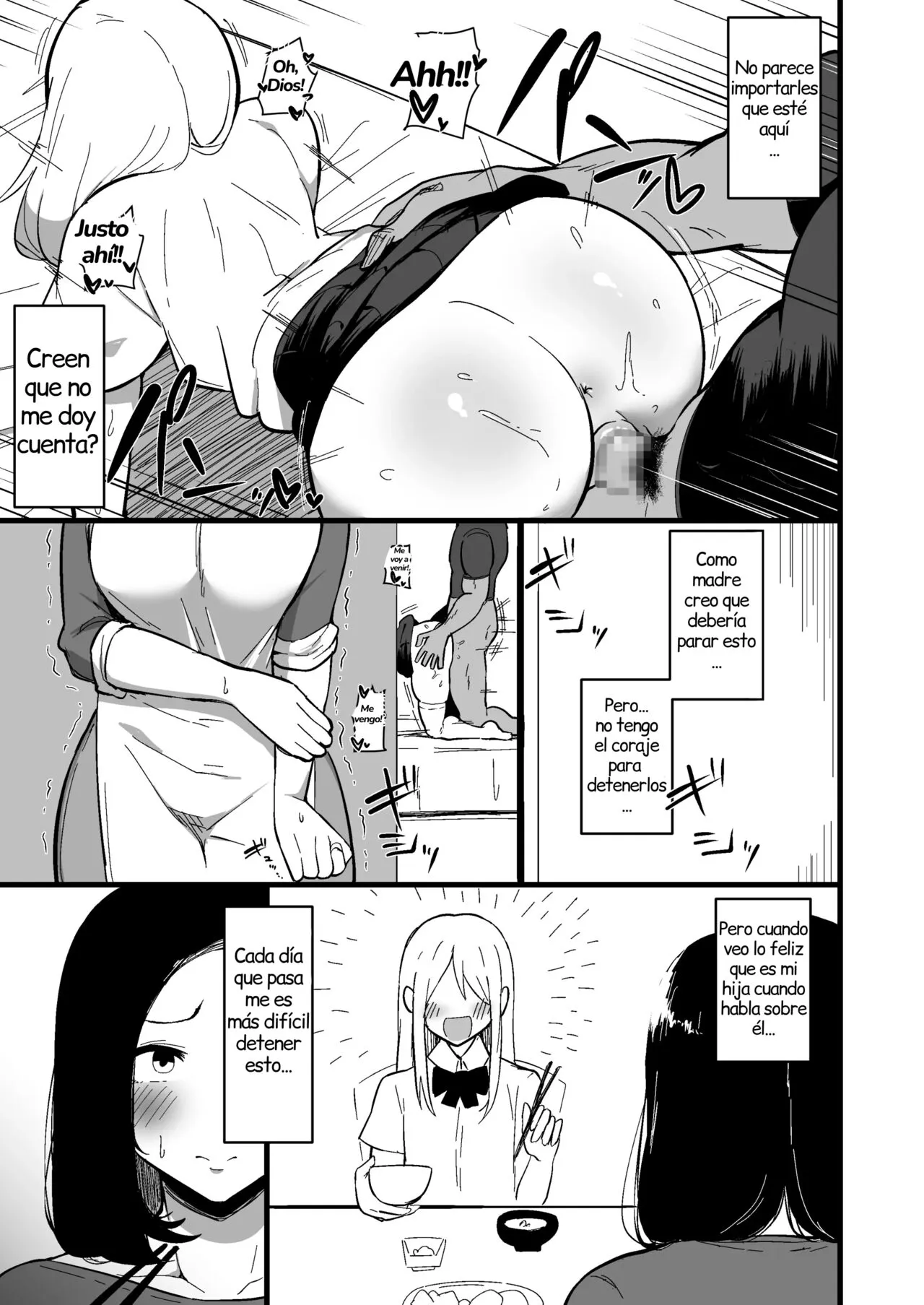 Musume no Kareshi ni Ochiru Okaa-san. 2 | Una madre que se enamora del novio de su hija 2 | Page 7