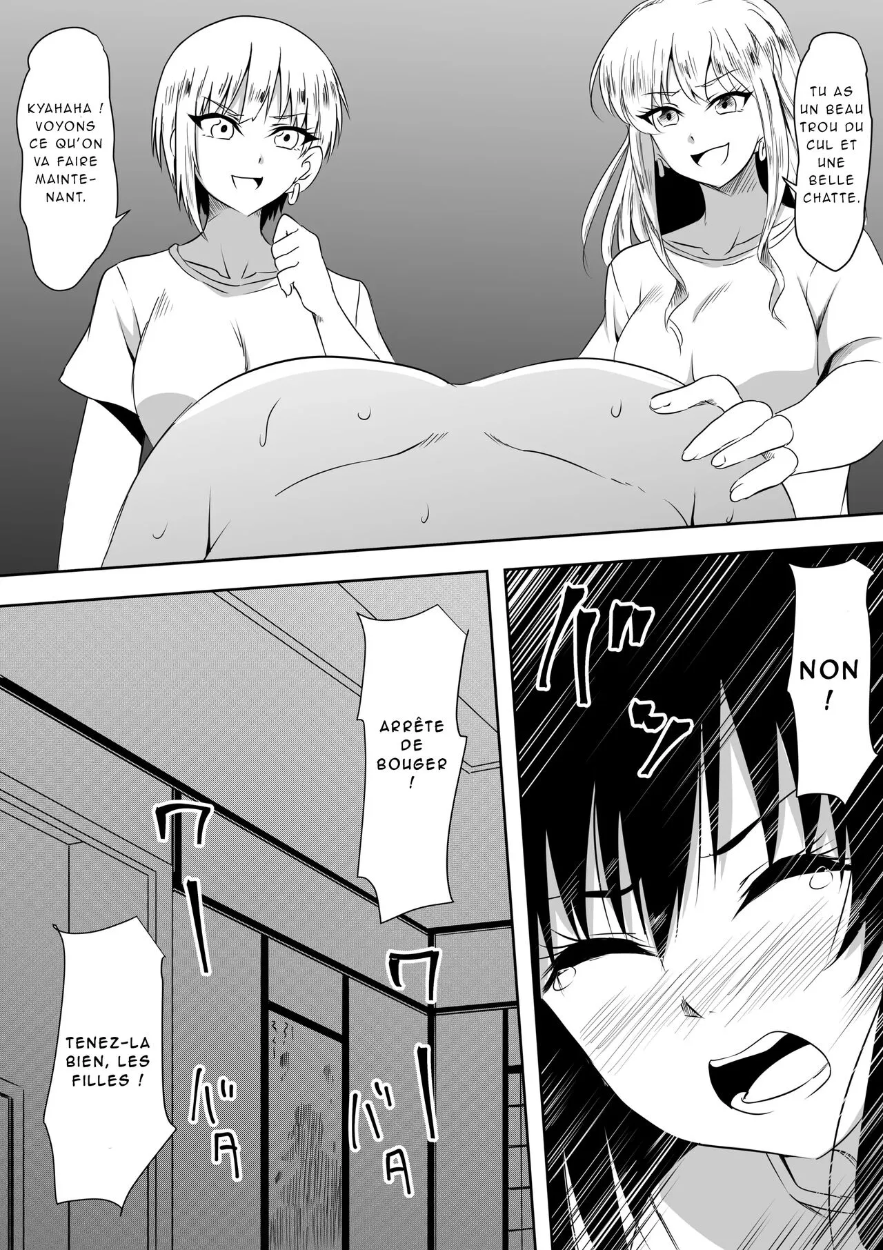 Tenkousei Hentai SM Ijime | Une étudiante transférée a subi un supplice SM pervers | Page 9