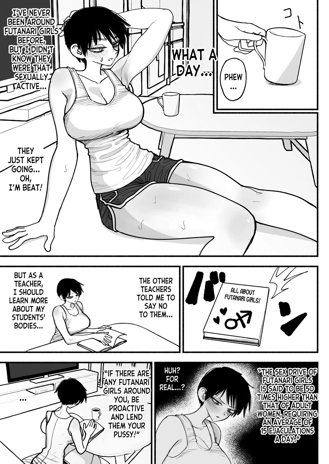 Futanari Joshikou no Onaho ~Itsudemo Sex Sasete Kureru Kiyowa de Yasashii Koushinchou Kyonyuu Sensei~ | Page 27