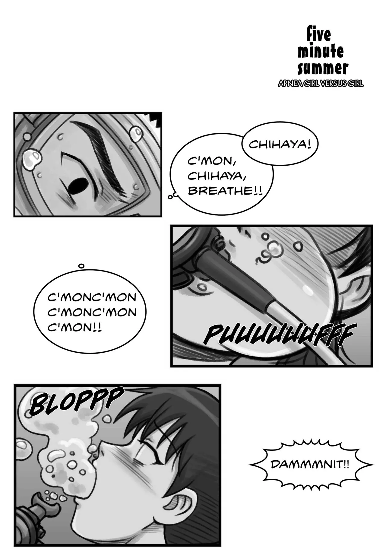 Apnea Girl Versus Girl | Page 180