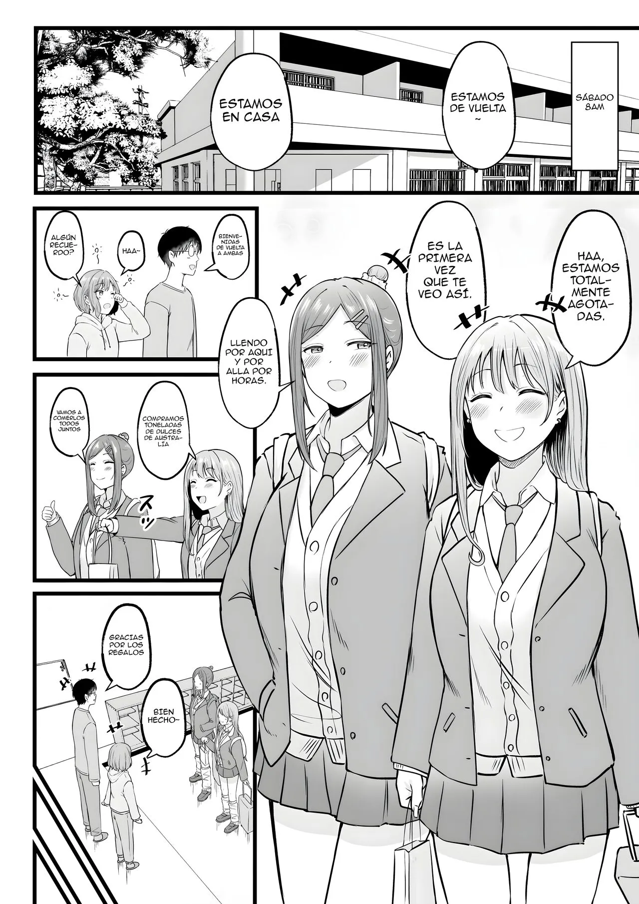 Joshiryou Kanrinin no Boku wa Gal Ryousei ni Furimawasarete masu 1-2 | Influenciado por las Gals del dormitorio de chicas que administro Parte 1 y 2 | Page 100