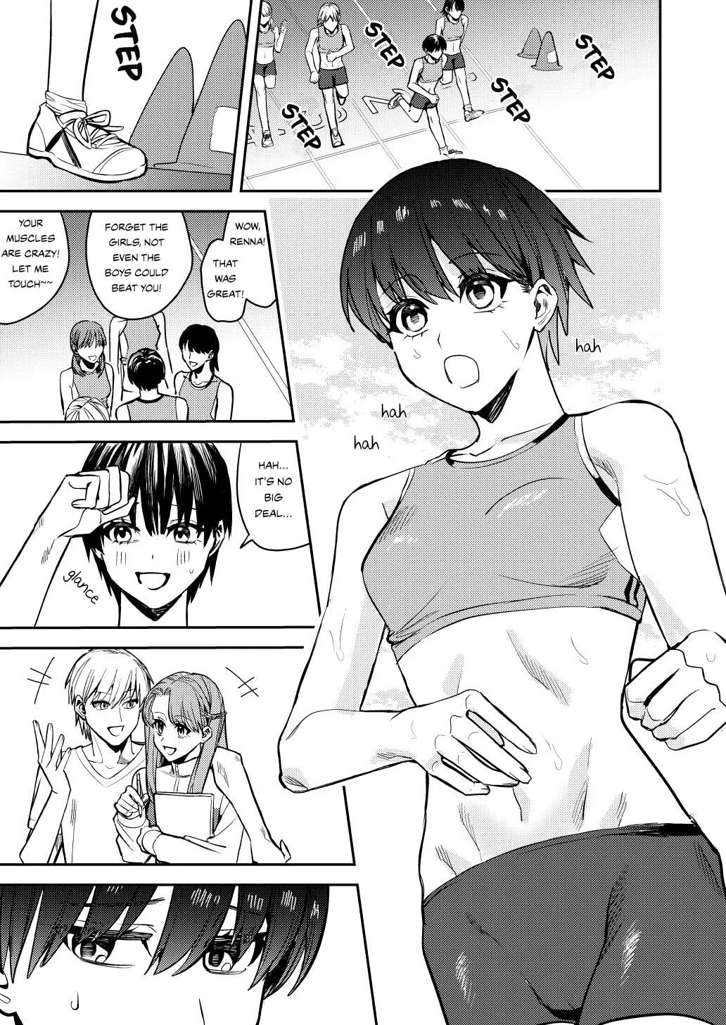 Rikujoubu no Ore ga Onna ni Sarete Kairaku ni Ochiteiku Ohanashi |  | How I Was Turned Into A Woman, Left The Track Team, And Became A Slut  {Sankaku Scans} | Page 3