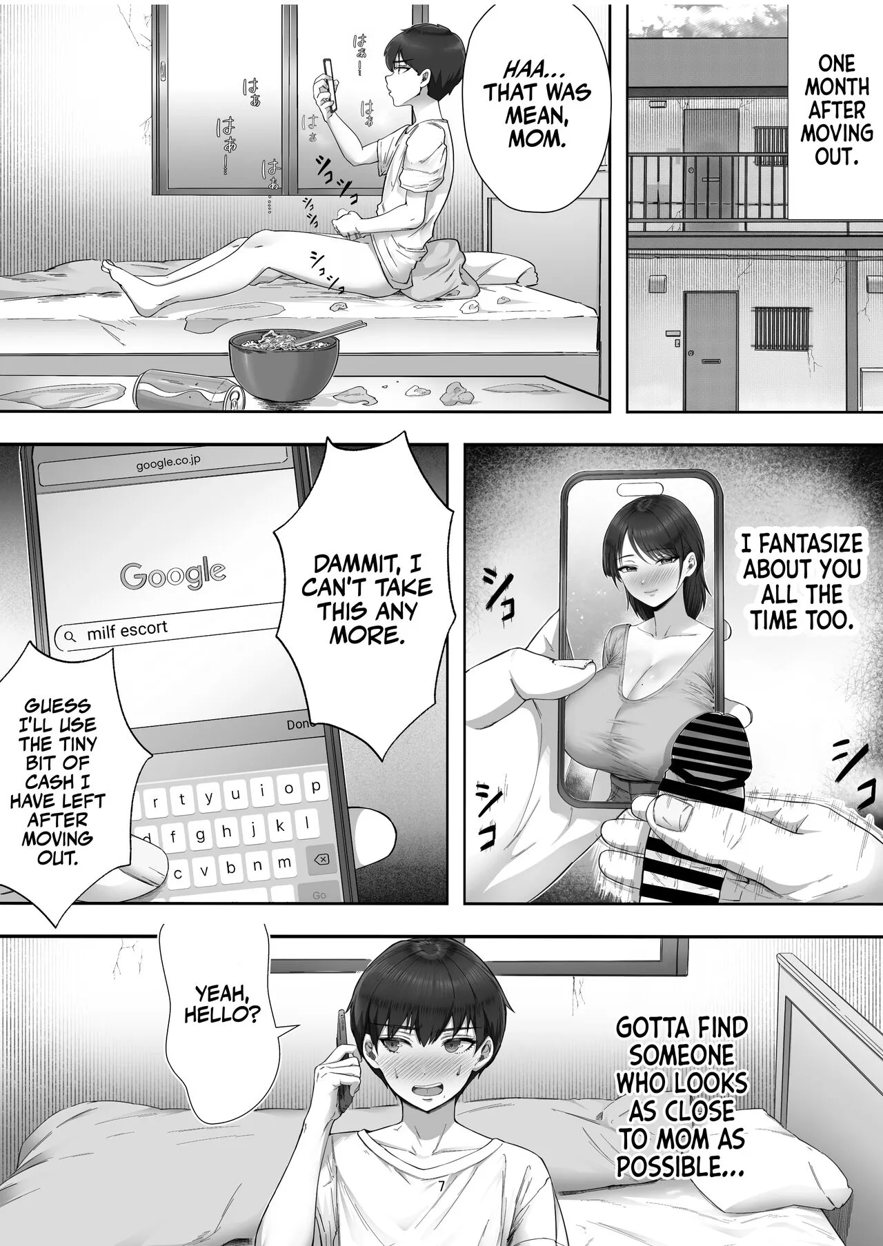 DeliHeal Yondara Gachi no Kaa-chan ga Kita Hanashi. | When I Ordered a Call Girl My Mom Actually Showed Up. | Page 6