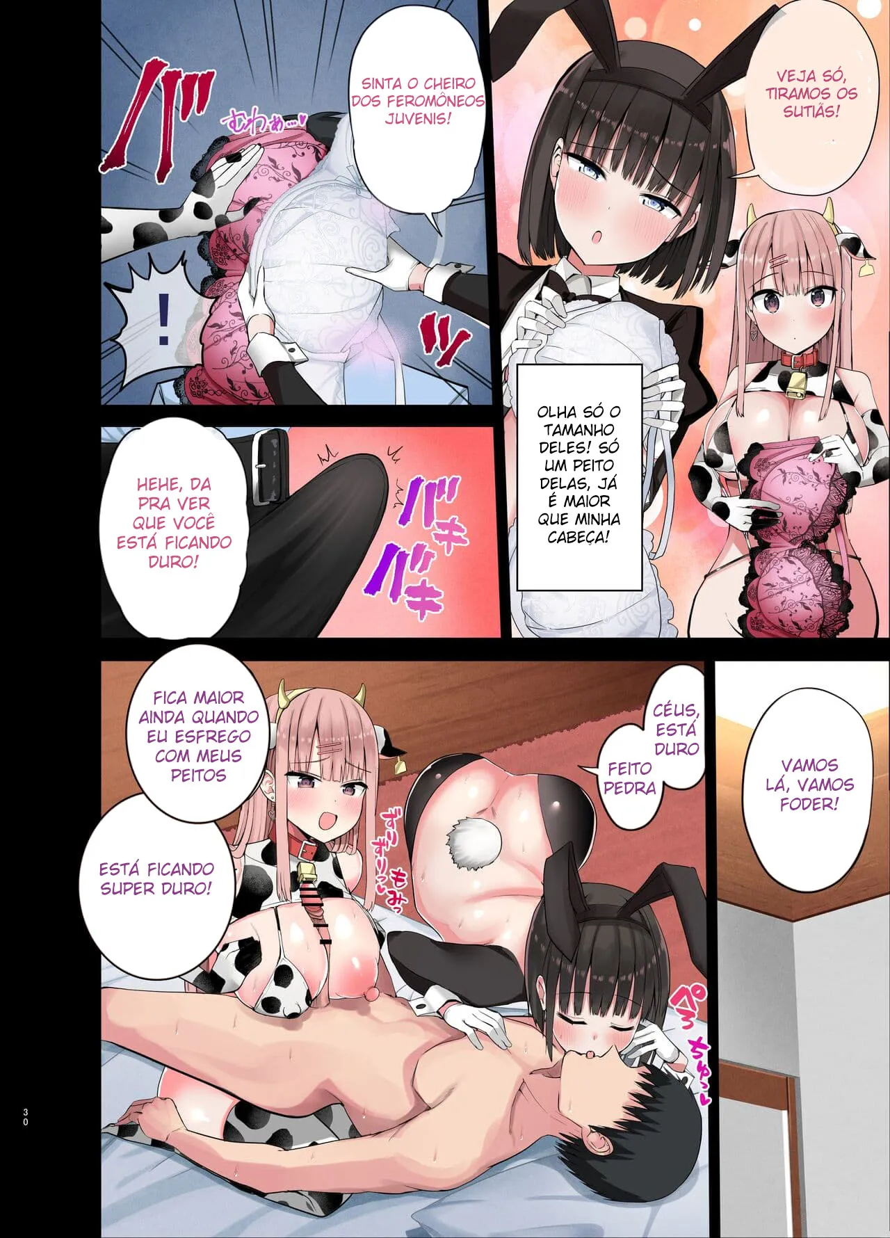 Bitch Gal! Sensei no BIG Chinchin Daaisuki | Slutty Gals! ~We Luv Your BIG Dick~ | Page 29