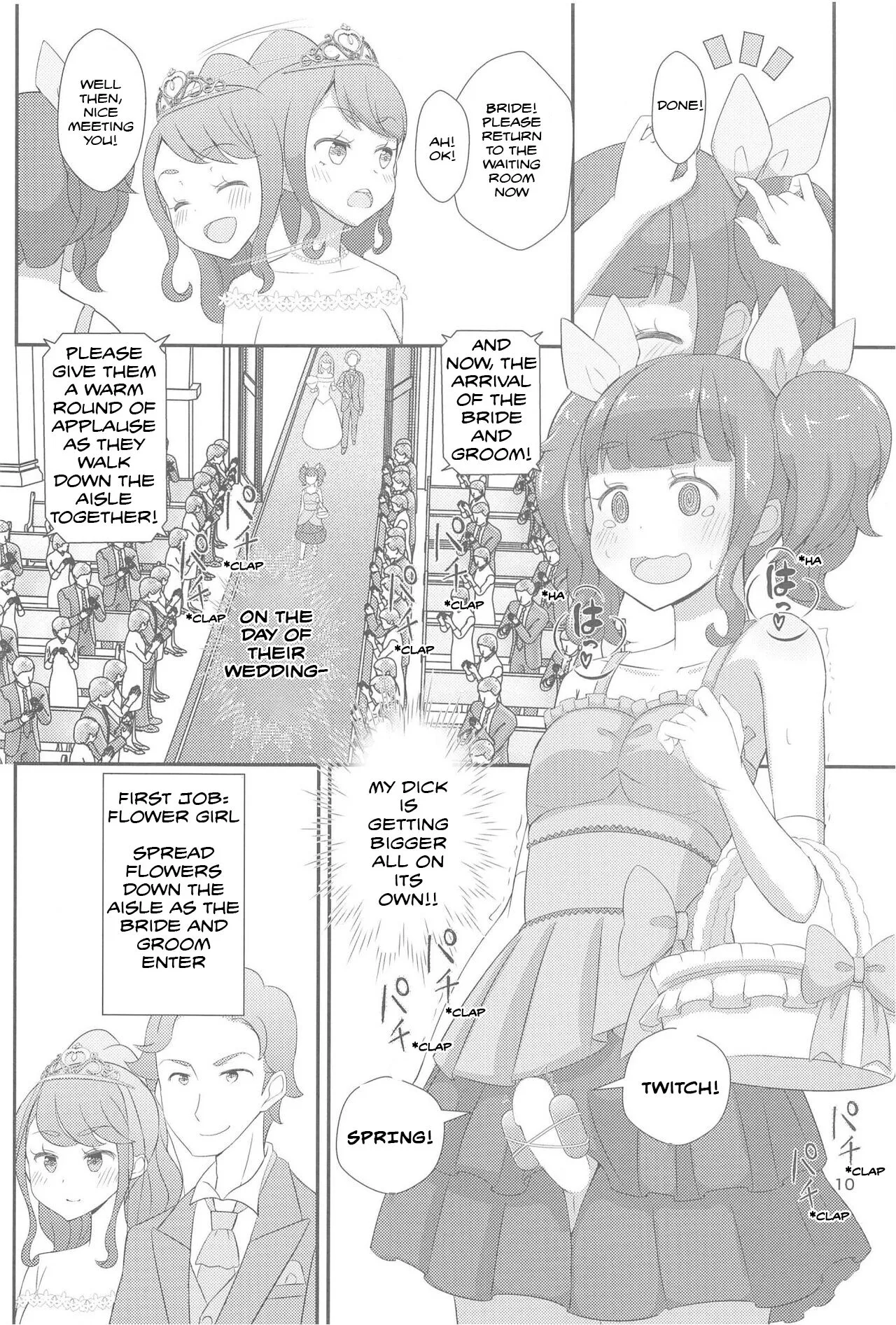 Sensei! Kekkonshiki de "Jojisou" Shitemite! | Sensei! Try dressing up like a little girl at your wedding! | Page 11