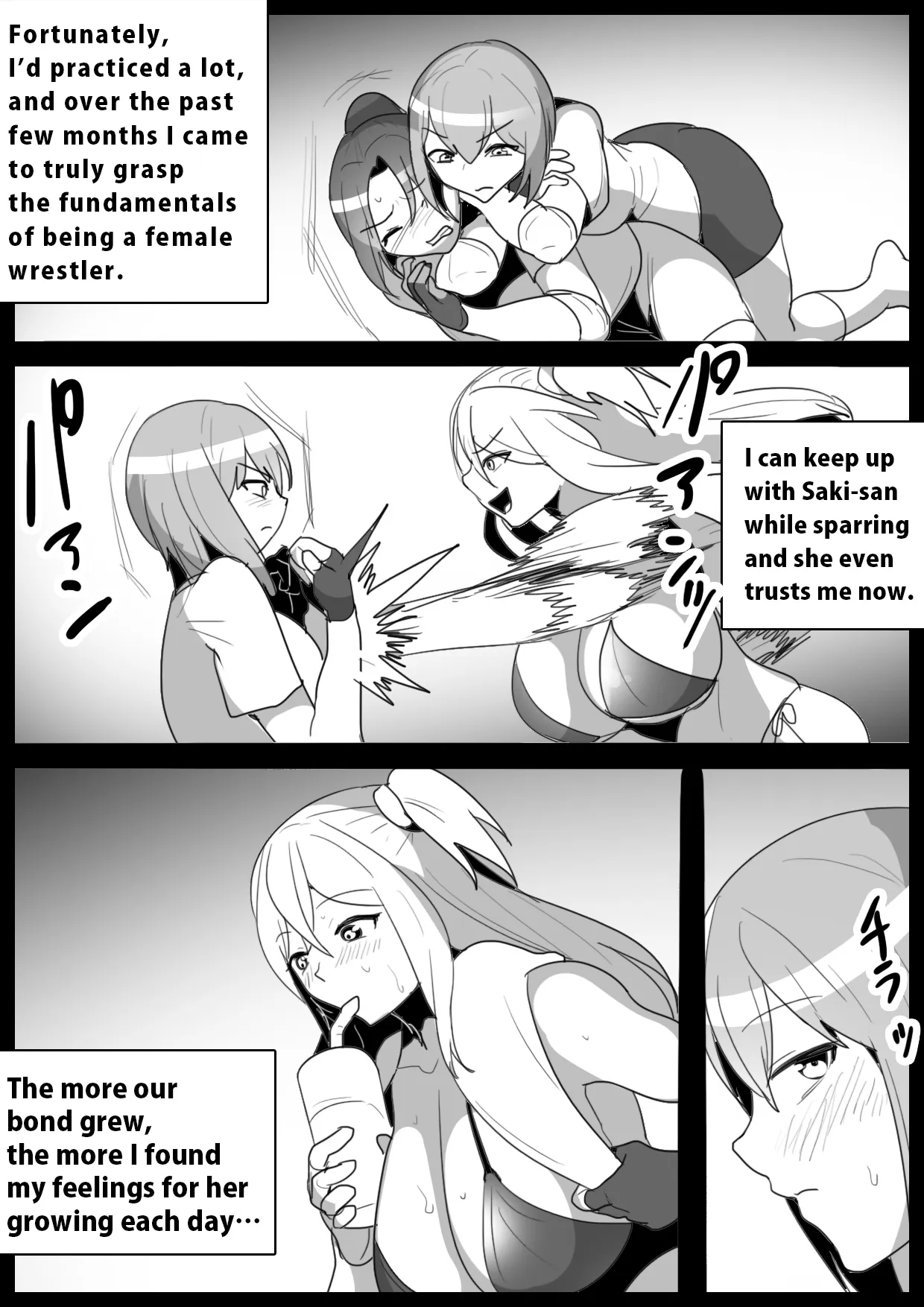 Akogare no Senpai no Mae de, Kouhai Wrestler ni Kaeriuchi ni Sare, Kutsujokuteki ni Make o Mitomesaserareta Hanashi. | Crushed by her Kouhai: Defeated and Disgraced before her Beloved Senpai | Page 9