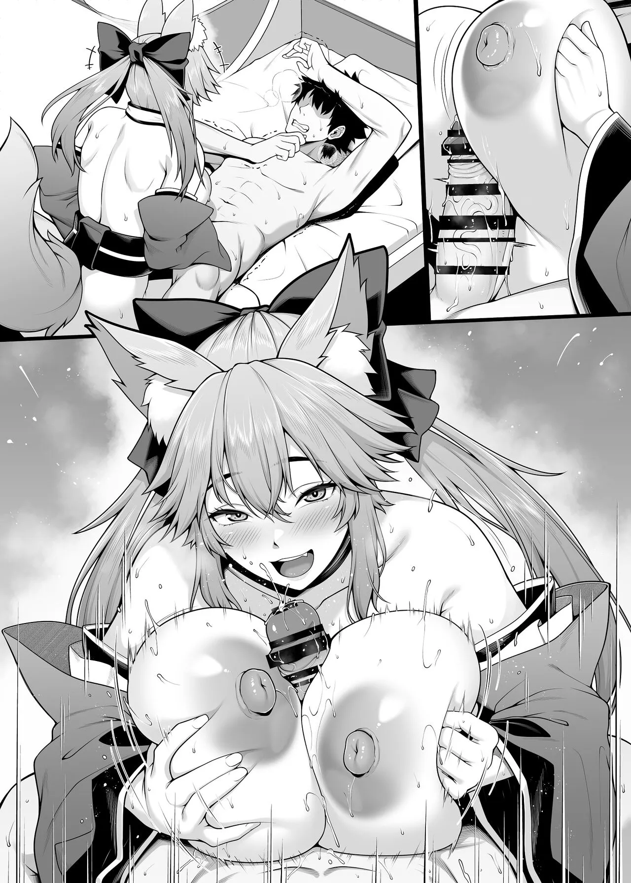 Tamamo no Sourou Kaizen Training Manga 1 "Paizuri Hen" | 玉藻的乳交训练之早泄改善 | Page 7