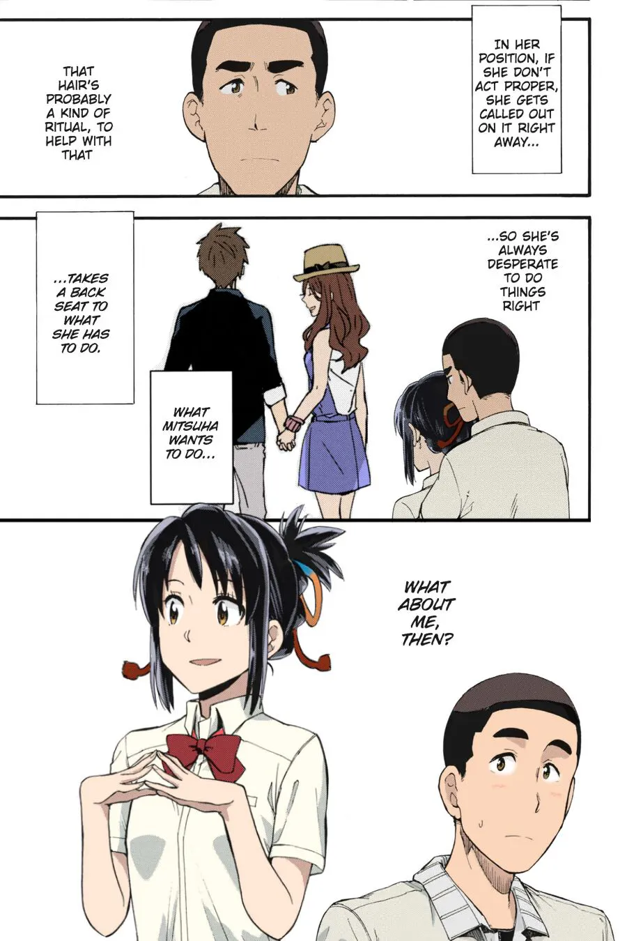 Kimi no Na wa. - & and & - Mitsuha Miyamziu & Teshigawara Katsuhiko | Page 33