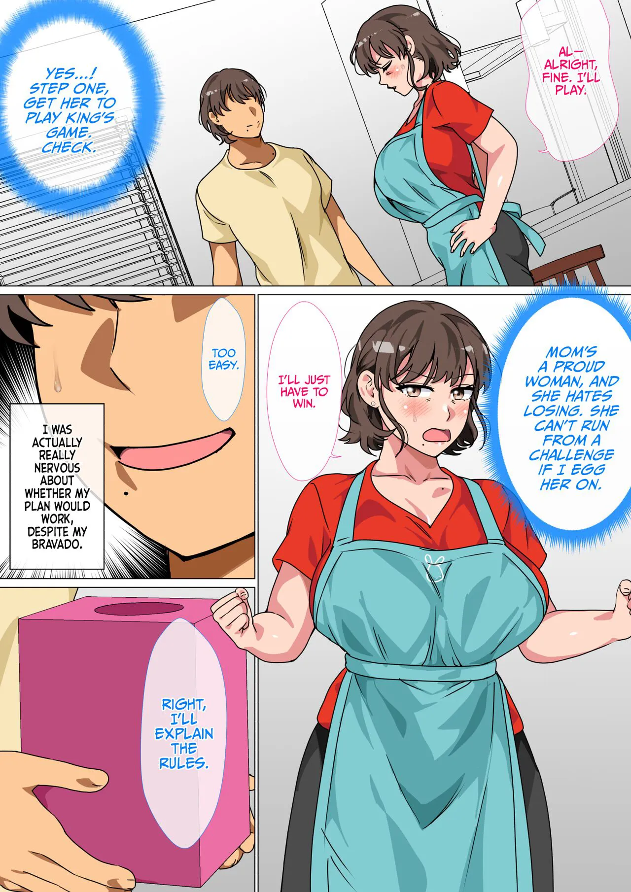 Ousama Game no Meirei de Haha to Sex Shita Hanashi | I Ordered My Mom to Have Sex with Me in King's Game  {korafu} | Page 8