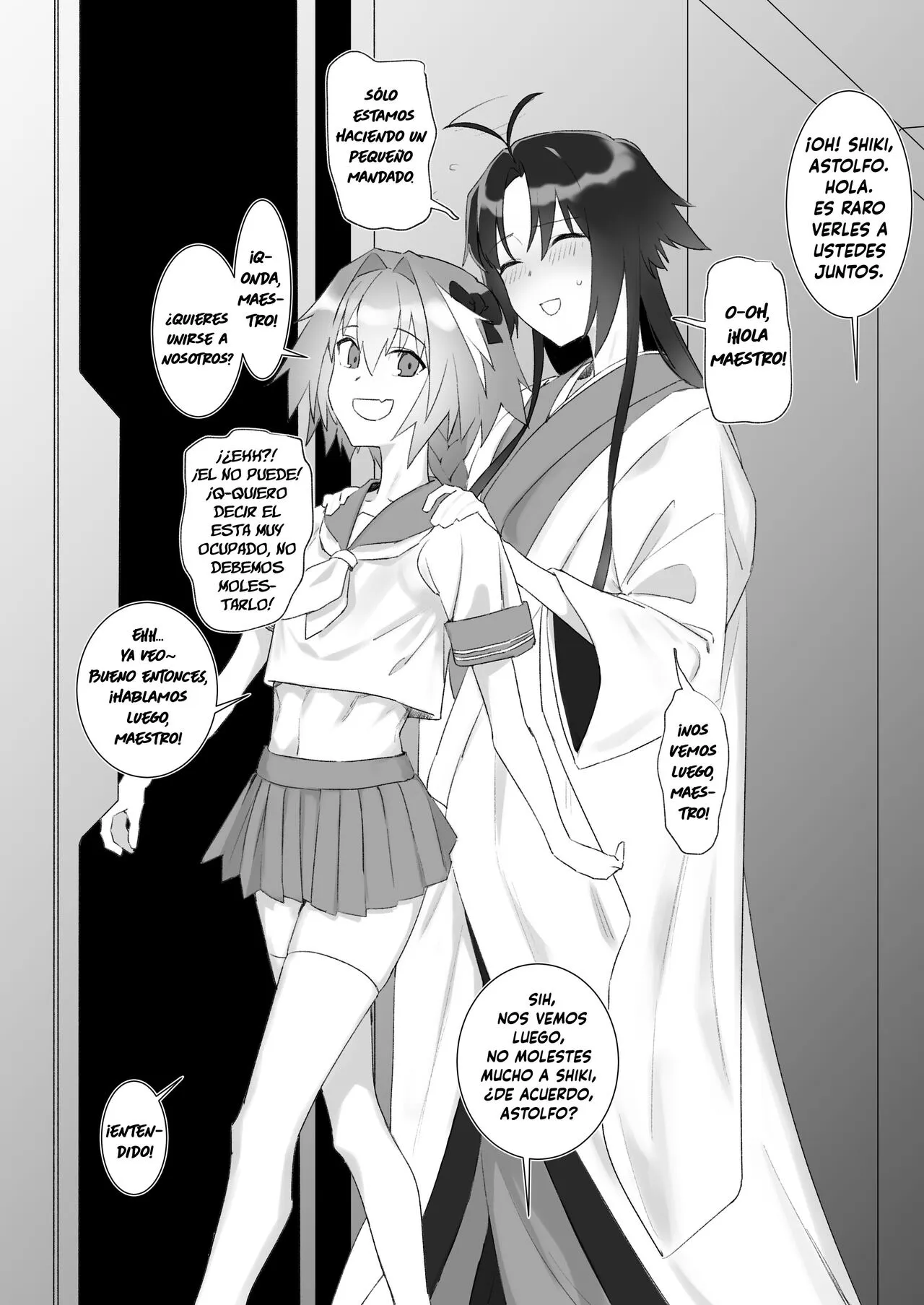 [Aoreyo] La obsesión de Ryougi Shiki con Astolfo (Fate/Grand Order) [Spanish] {MetamorfosiS}'s first page