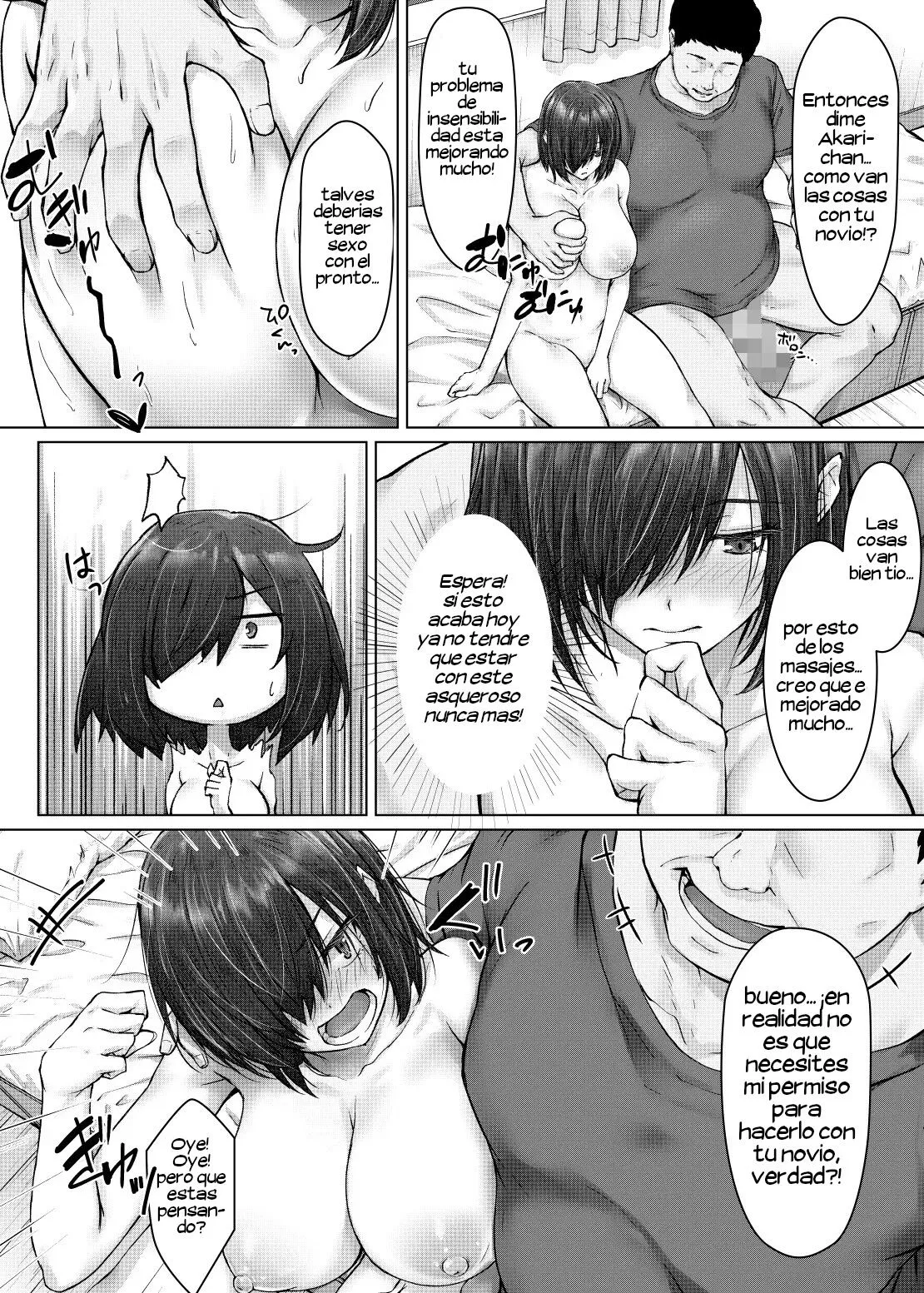 Kareshi ja Ikenai Kyonyuu Meikko, Dai Kirai na Oji-san no Sei Kaihatsu Massage ni Ochiru | Page 36