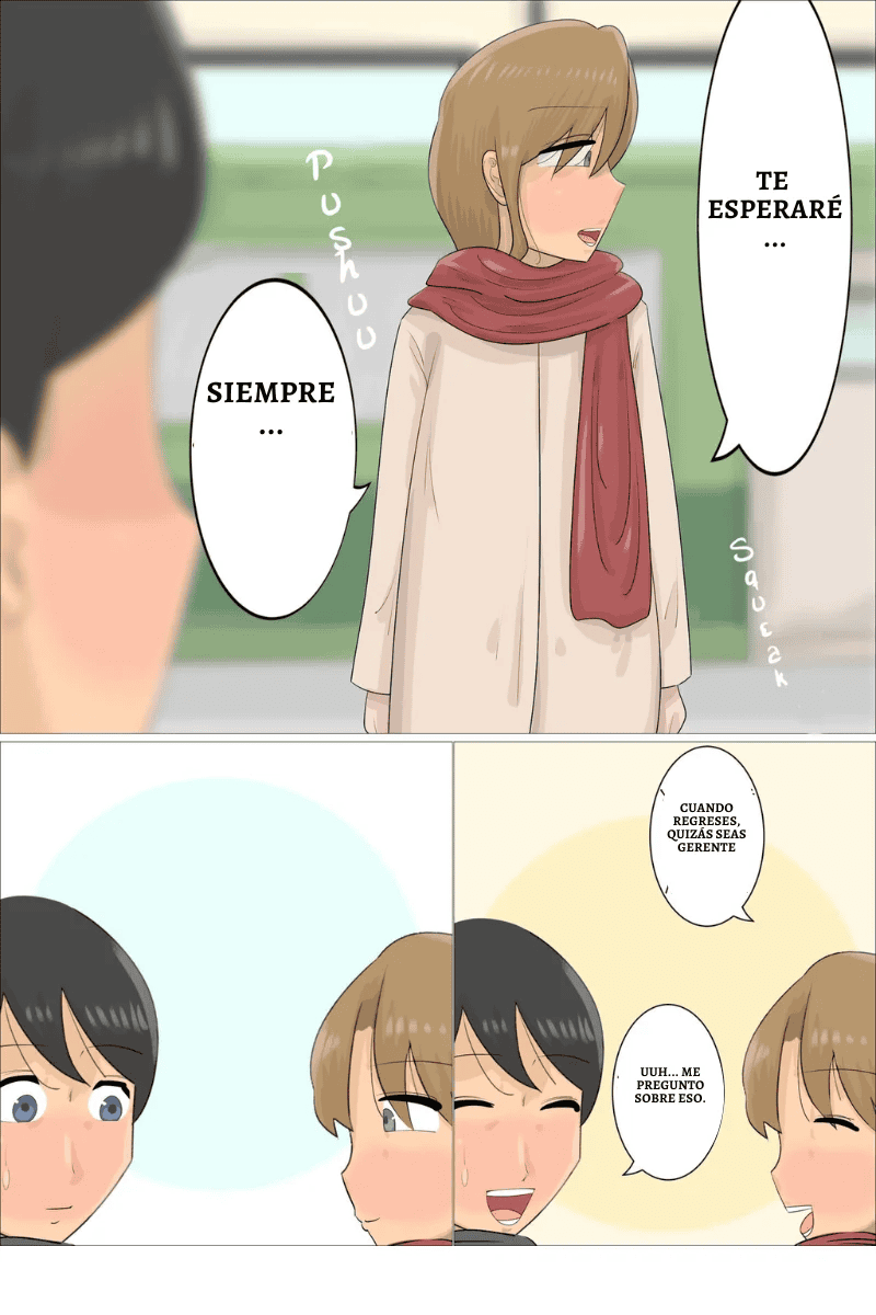 Enkyori Renai Chuu ni Dokushin Oba-san o Ninshin Sasete Shimatta. | En Una Relación a Distancia Dejé Embarazada a Mi Jefa Soltera | Page 11